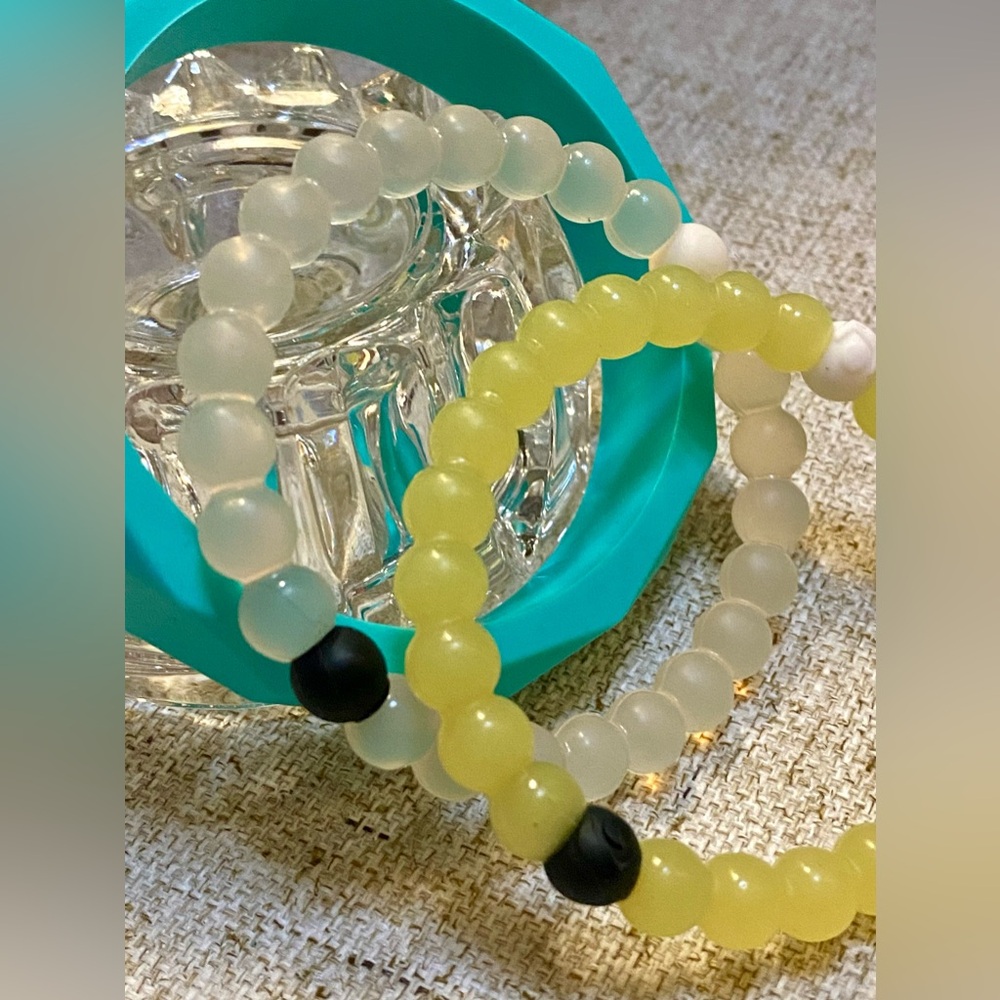 ✨ Lokai Beaded Bracelets for Women & Men Silicone Stretch Bead Bracelet Jewelry✨